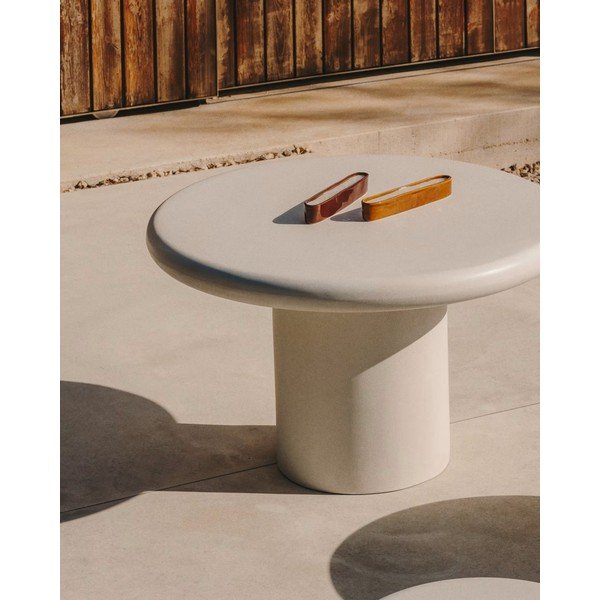 Apaļš dārza ēdamgalds ø 90 cm Addaia – Kave Home-image-1