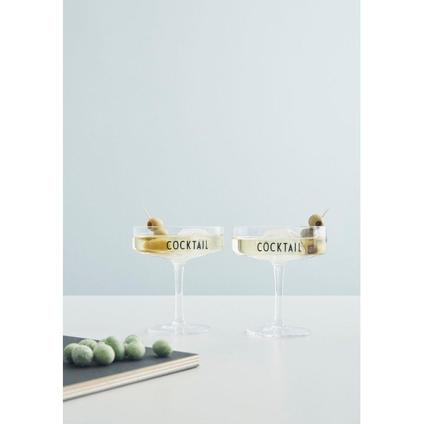 2 kokteiļu glāžu komplekts Design Letters Cocktail-image-1