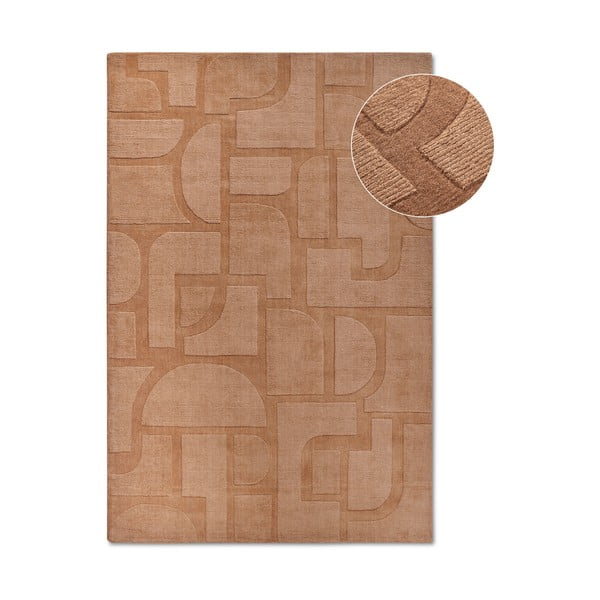 Brūns ar rokām darināts vilnas paklājs 160x230 cm Alexis – Villeroy&Boch