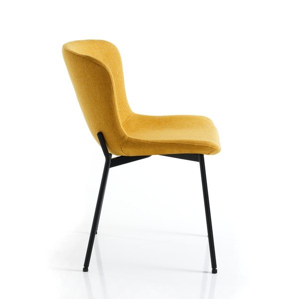 Okera dzelteni pusdienu krēsli (2 gab.) Snug – Tomasucci-image-2