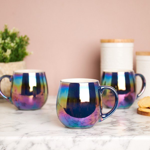 Varavīksnes krāsu keramikas krūze Sabichi Iridescent-image-1