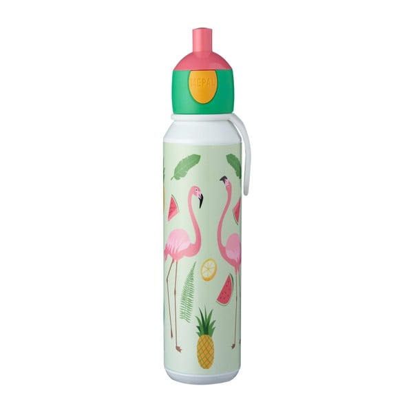 Ūdens pudele ar flamingo motīvu Mepal Pop-Up