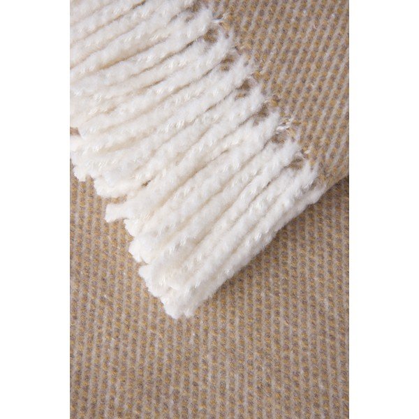 Gaiši brūns pleds ar kokvilnu Euromant Jade, 140 x 160 cm-image-2