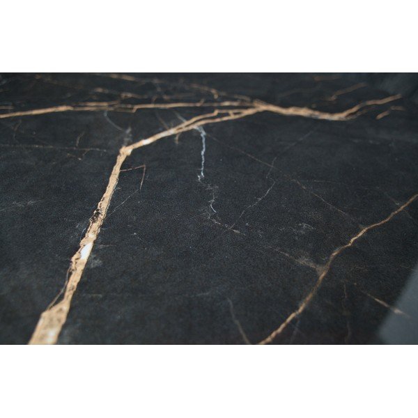 Melns kafijas galdiņš ar porcelāna virsmu WOOOD Vida, ⌀ 60 cm-image-1