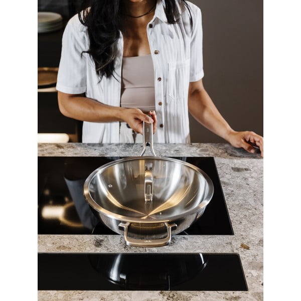 Wok nerūsējošā tērauda panna ar vāku ø 30 cm Chili Ta – FABINI-image-3