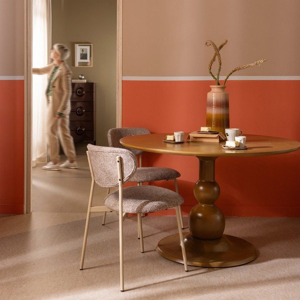 Mango masīvkoka apaļš ēdamgalds 120x120 cm Blanco – WOOOD-image-1