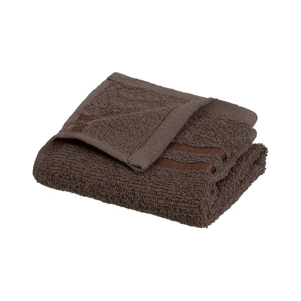 Brūns frotē kokvilnas dvielis 30x50 cm Simple – Casa Selección