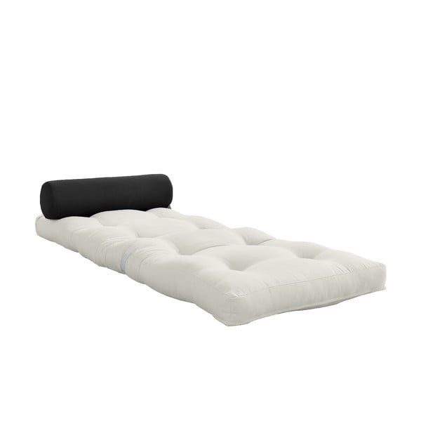 Balts/pelēks futona matracis 70x200 cm Wrap Natural/Dark Grey - Karup Design