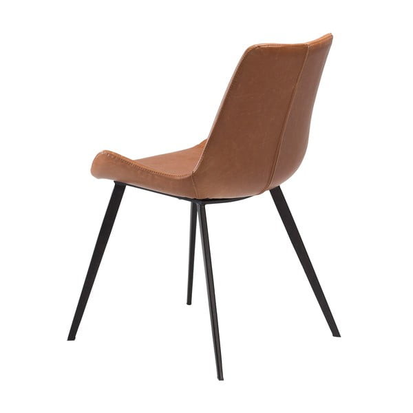 Brūns eko ādas ēdamistabas krēsls DAN-FORM Denmark Hype-image-2
