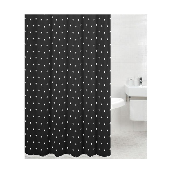 Dušas aizkars Black Spot, 180x180 cm