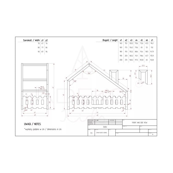 Bērnu gulta 70x140 cm Dudu – Adeko-image-3