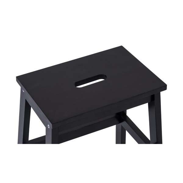 Melna gumijkoka taburete Corg – Bonami Selection-image-4