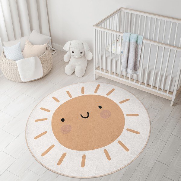 Mazgājams bērnu paklājs ø150 cm Sunny World – Mila Home-image-2
