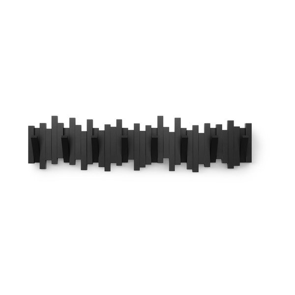 Melns plastmasas sienas pakaramais 72 cm Sticks – Umbra