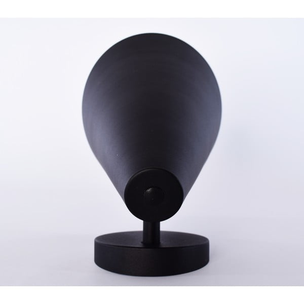 Melna sienas lampa SULION Lisboa, augstums 16 cm-image-2