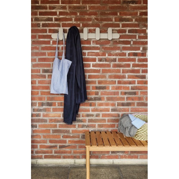 Pelēks sienas pakaramais no oša koka Merry - Hübsch-image-1