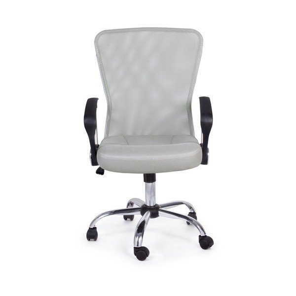 Gaiši pelēks polsterēts biroja krēsls Brisbane – Yes Everyday-image-2