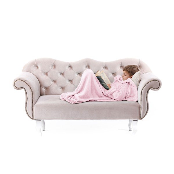 Rozā bērnu TV sega ar piedurknēm DecoKing Lazykids-image-4