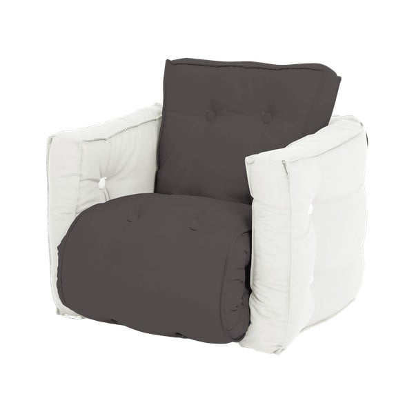 Bērnu saliekamais krēsls Karup Design Mini Dice Dark Grey Creamy