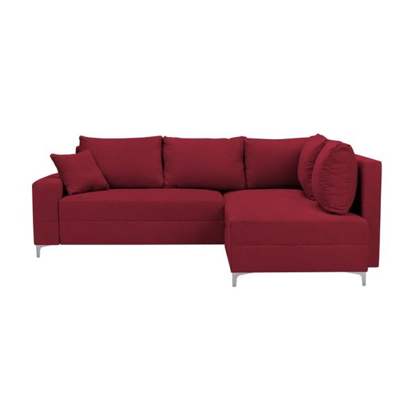 Sarkanais Windsor & Co Sofas Zeta dīvāns, labais stūris