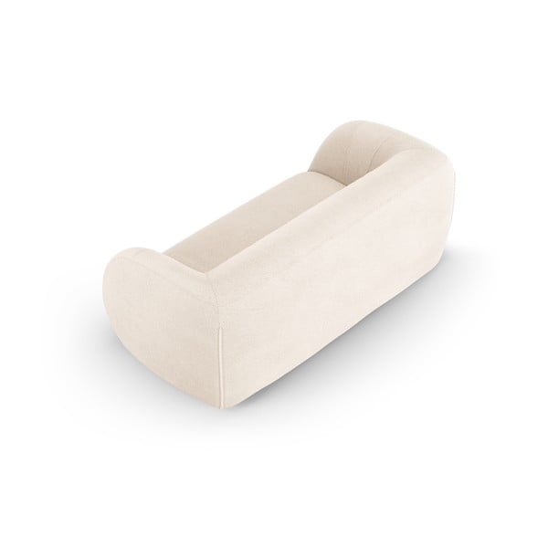 Krēmkrāsas dīvāns no buklē auduma 210 cm Essen – Cosmopolitan Design-image-3