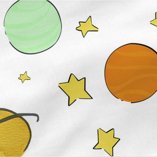 Bērnu gultiņas apmalīte 60 cm Les planetes – Mr. Fox-image-3