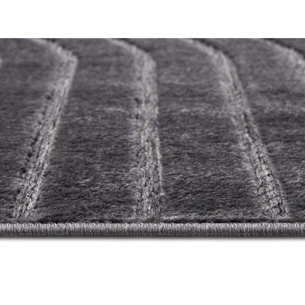 Antracīta pelēks paklājs 57x90 cm Iconic Wave – Hanse Home-image-2