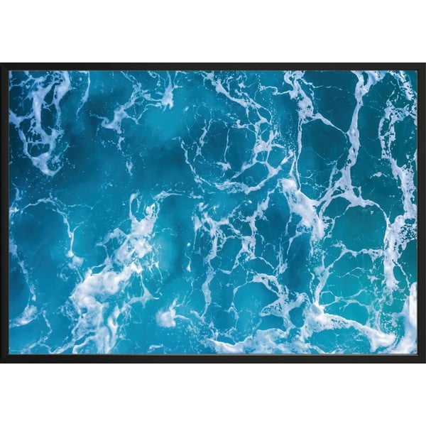 Sienas plakāts rāmī OCEAN/BLUE, 40 x 50 cm