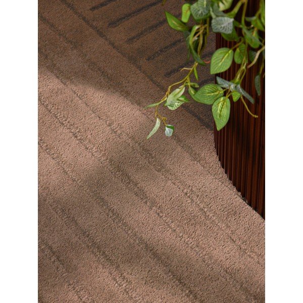 Bēšs ar rokām darināts vilnas paklājs 80x150 cm Arcura – Vikosa-image-3