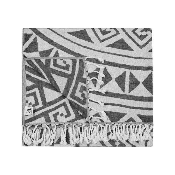 Melns hamama dvielis Kate Louise Mirabelle, 165 x 100 cm-image-3