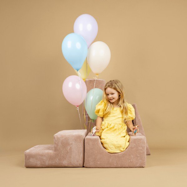 Haki velveta putu rotaļu laukums 250x45x30 cm Montessori – Meowbaby-image-1