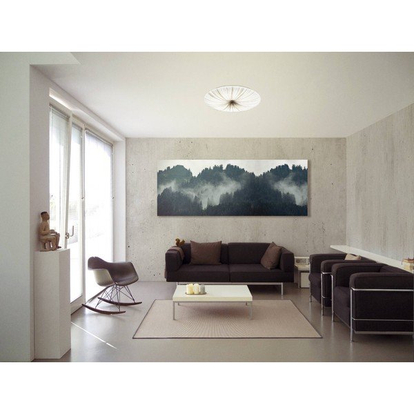 Balta/sudraba krāsas LED griestu lampa NIEVES – EGLO-image-1