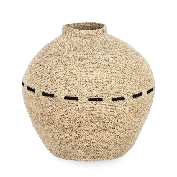 Bēša rotangpalmas rokām darināta vāze (augstums 31 cm) Hue – Bizzotto