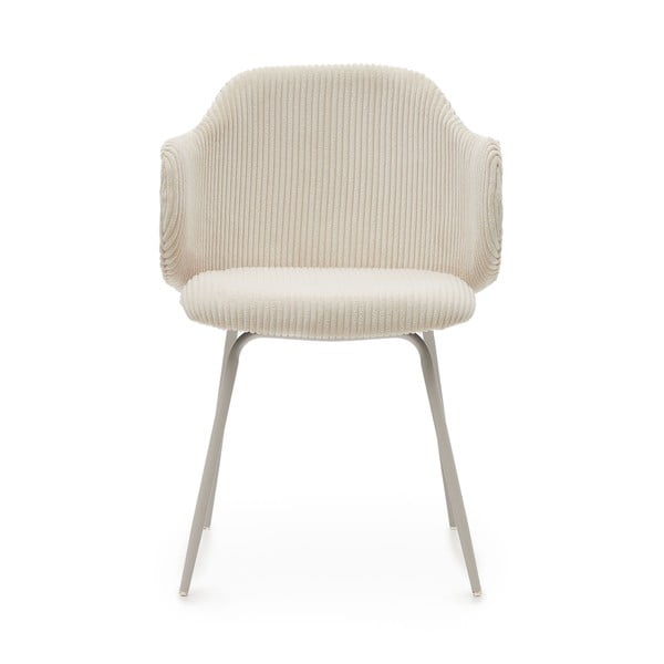 Bēši polsterēti ēdamistabas krēsli (2 gab.) Yunia – Kave Home-image-2