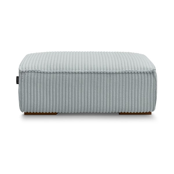 Gaiši pelēks velveta kāju soliņš Chelsea – Bobochic Paris