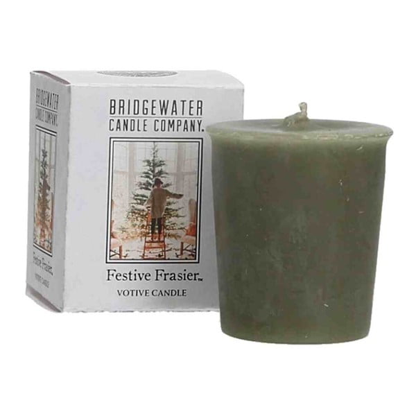 Bridgewater Candle Company Svētku Frasier aromātiskā svece, deg 15 stundas