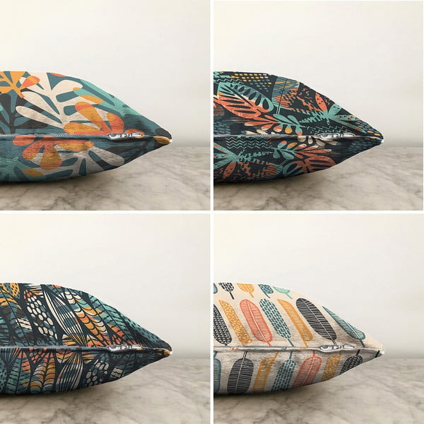 4 spilvendrānu komplekts Minimalist Cushion Covers Colorful, 55 x 55 cm-image-1