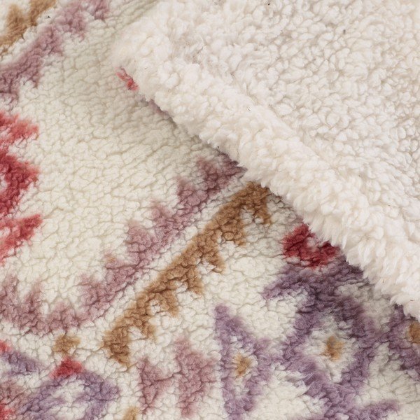 Dabīga toņa pleds 240x200 cm Navajo Fleece – Catherine Lansfield-image-3