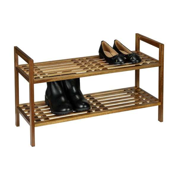 Dabīga toņa akācijas masīvkoka apavu statīvs 69x40,5x27 cm Fondi – Wenko-image-2