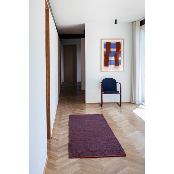 Bordo džutas celiņa paklājs 80x245 cm Notes – Mette Ditmer Denmark-image-1