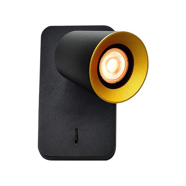 Melna sienas lampa ø 8 cm Elli – GTV