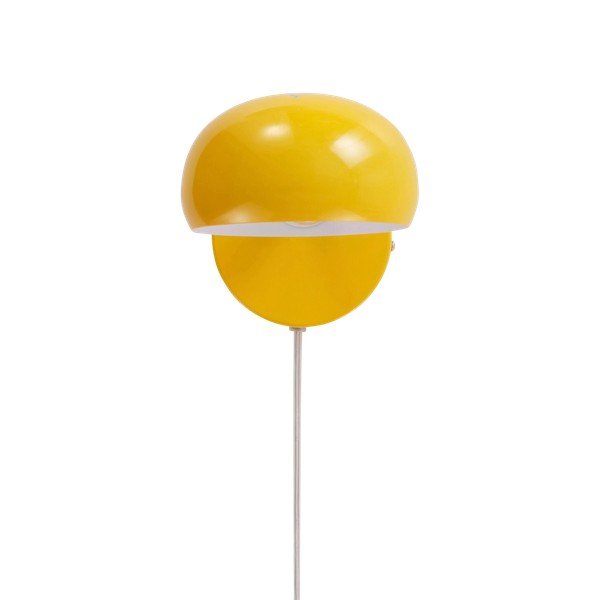 Dzeltena tērauda sienas lampa ar saliekamu konstrukciju ar vadu Lincon – Jotex-image-4