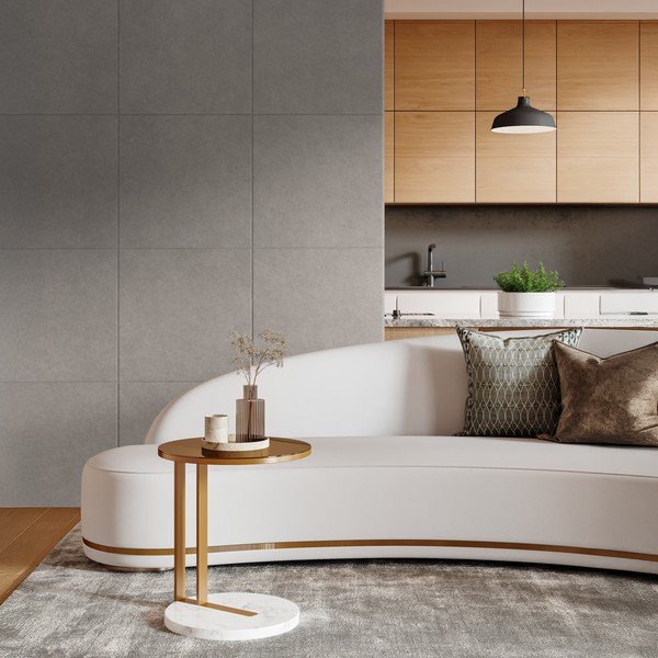 Tekstila akustiskie paneļi (2 gab.) 60x60 cm Concrete II – Styler-image-1