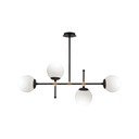 Melna piekarama lampa Squid Lighting Kruva, augstums 57 cm