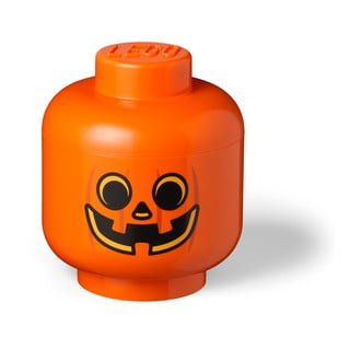 Oranža uzglabāšanas kaste LEGO® Pumpkin Head L