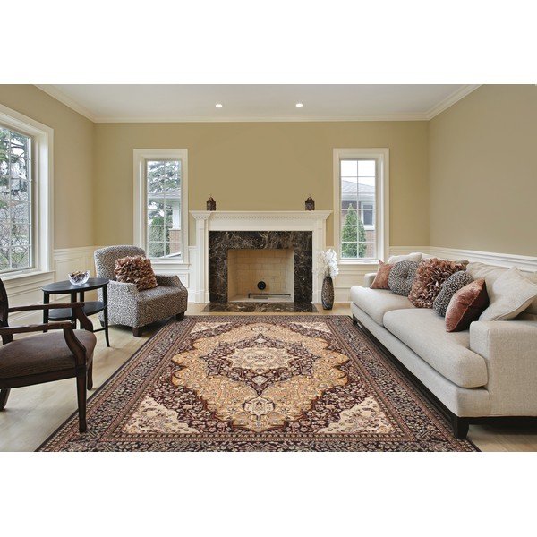 Oranžs vilnas paklājs 160x240 cm Charlotte – Agnella-image-1