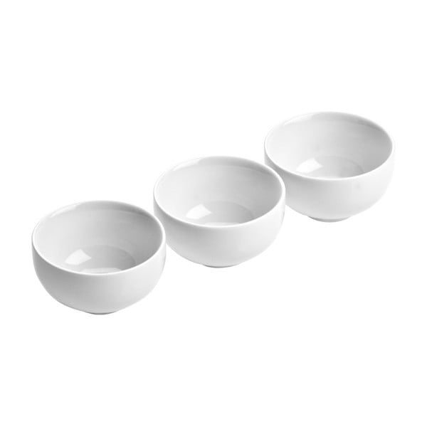 Baltas porcelāna servēšanas bļodas (3 gab.) ø 8 cm Entree – Premier Housewares