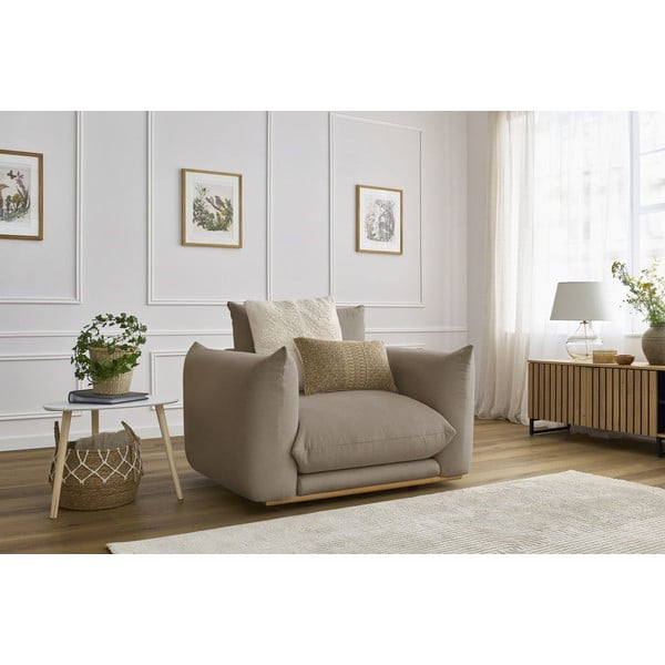 Bēšs atpūtas krēsls Ernest – Bobochic Paris-image-1