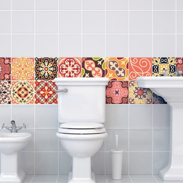 30 sienu uzlīmju komplekts Ambiance Cement Tiles La Valette, 10 x 10 cm-image-1