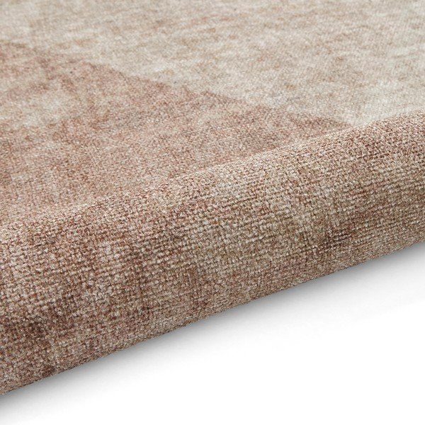 Gaiši brūns mazgājams paklājs no kokvilnas maisījuma 122x170 cm Whisper – Think Rugs-image-3